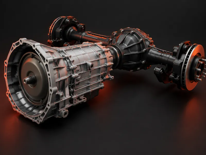 Transmission and axle